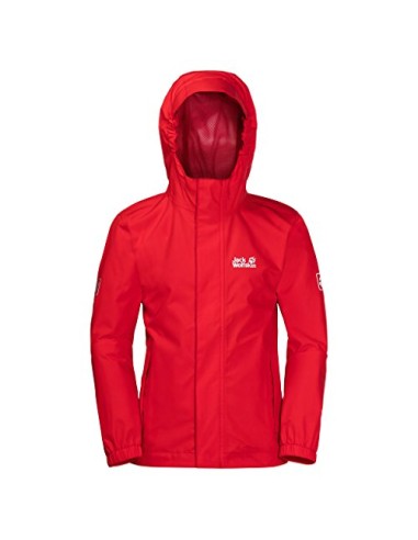 Jack Wolfskin Unisex Jack Wolfskin Pine Creek Jacket, 104 (3-4 Years Old), Peak Red Jacket pas cher chine