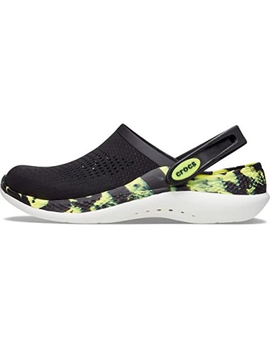 Crocs Unisex-Erwachsene Literide 360 Clogs, Schwarz/Citrus,M7/W9 l'évolution des habitudes 